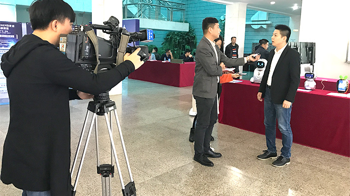 河源电视台新闻栏目组对勇艺达采访